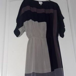 Susie Chin Multicolor Navy Dress